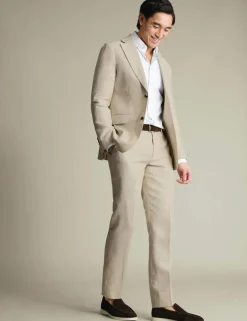 Slim Fit Pure Linen Suit Jacket