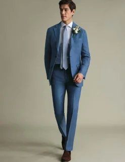 Slim Fit Pure Linen Twill Blazer