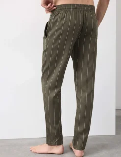 Slim Fit Pure Lyocell Striped Pyjama Bottoms