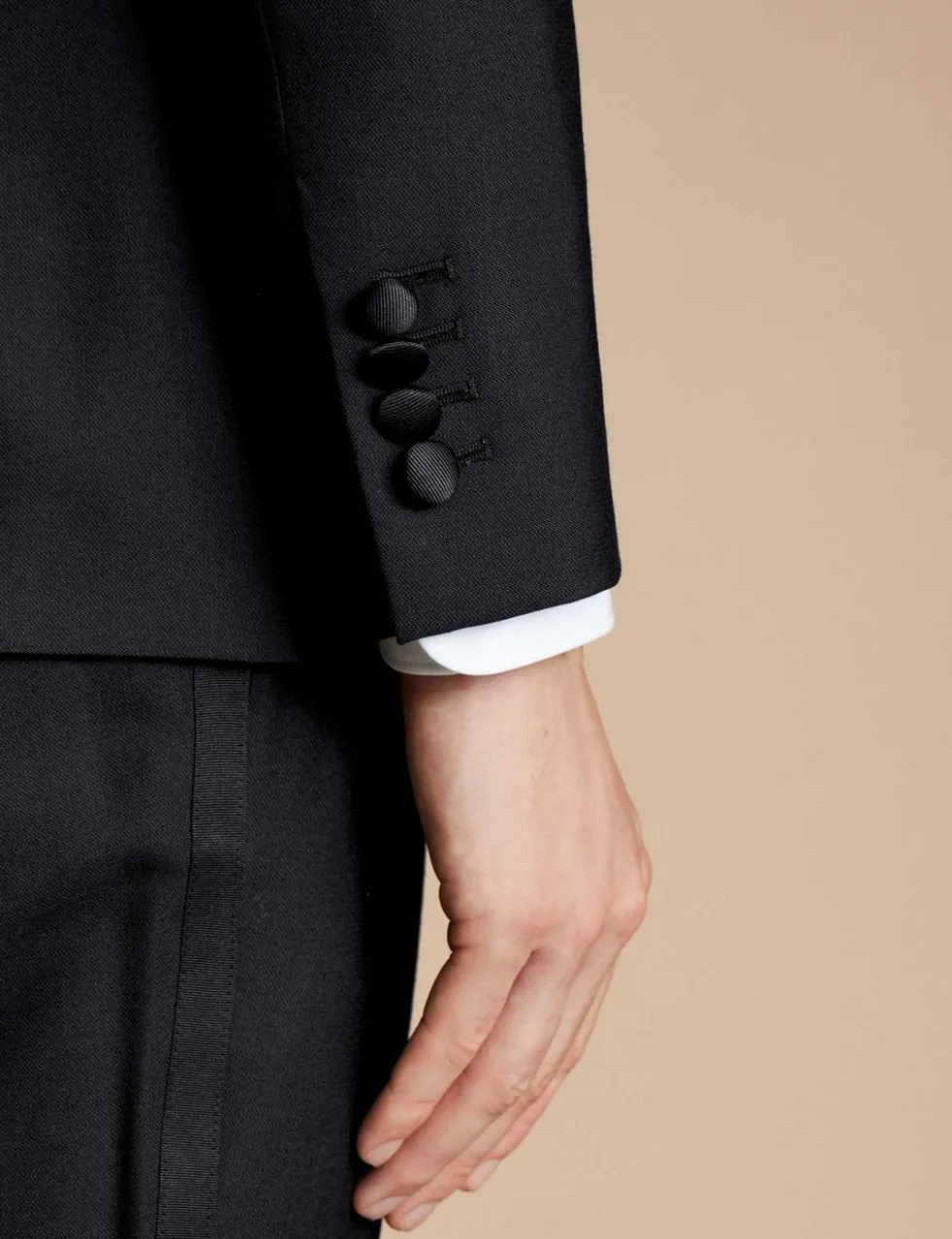 Slim Fit Pure Wool Suit Jacket