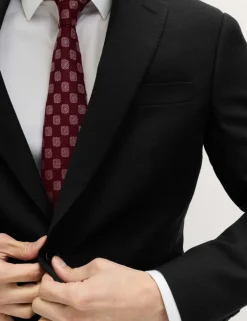 Slim Fit Pure Wool Suit Jacket