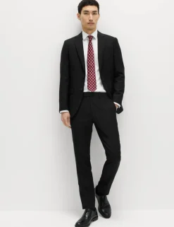 Slim Fit Pure Wool Suit Jacket