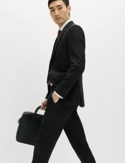 Slim Fit Pure Wool Suit Jacket