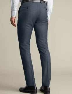 Slim Fit Pure Wool Suit Trousers