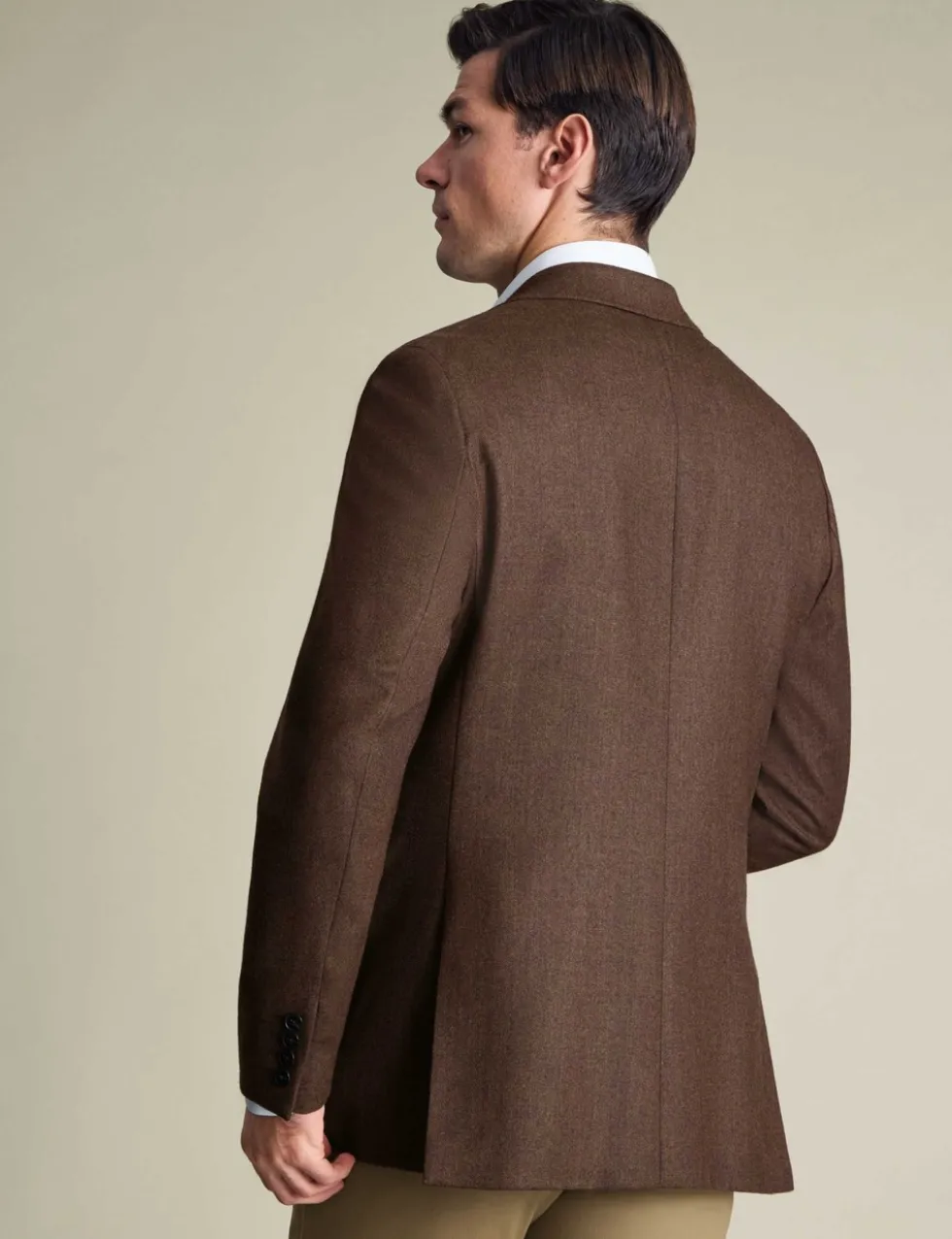 Slim Fit Pure Wool Textured Blazer