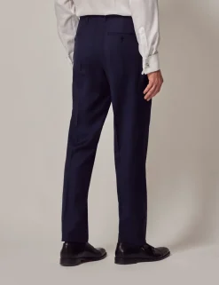 Slim Fit Pure Wool Trousers