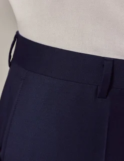 Slim Fit Pure Wool Trousers