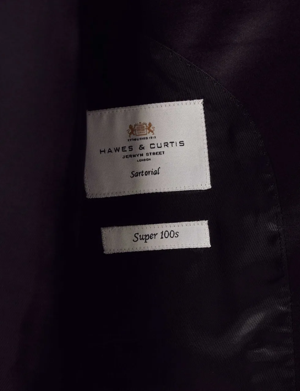 Slim Fit Pure Wool Tuxedo Jacket