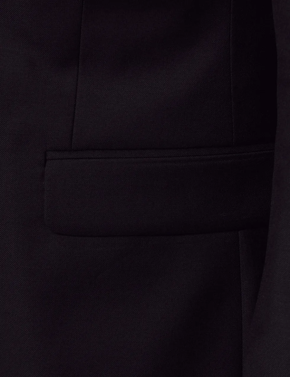 Slim Fit Pure Wool Tuxedo Jacket