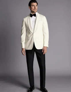 Slim Fit Pure Wool Tuxedo Jacket