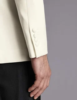 Slim Fit Pure Wool Tuxedo Jacket