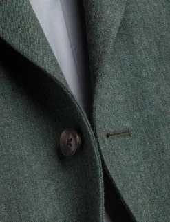 Slim Fit Pure Wool Tweed Suit Jacket