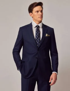 Slim Fit Pure Wool Twill Suit Jacket