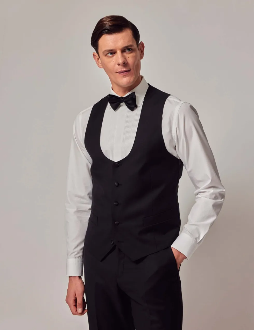 Slim Fit Pure Wool Waistcoat
