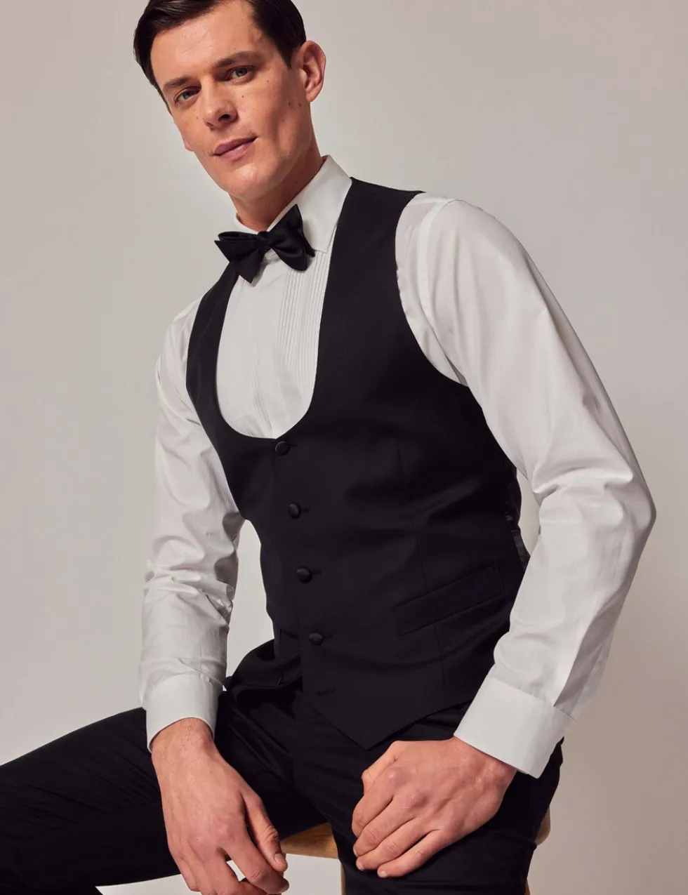 Slim Fit Pure Wool Waistcoat