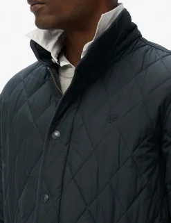 Slim Fit Quilted Funnel Neck Estate Jacket