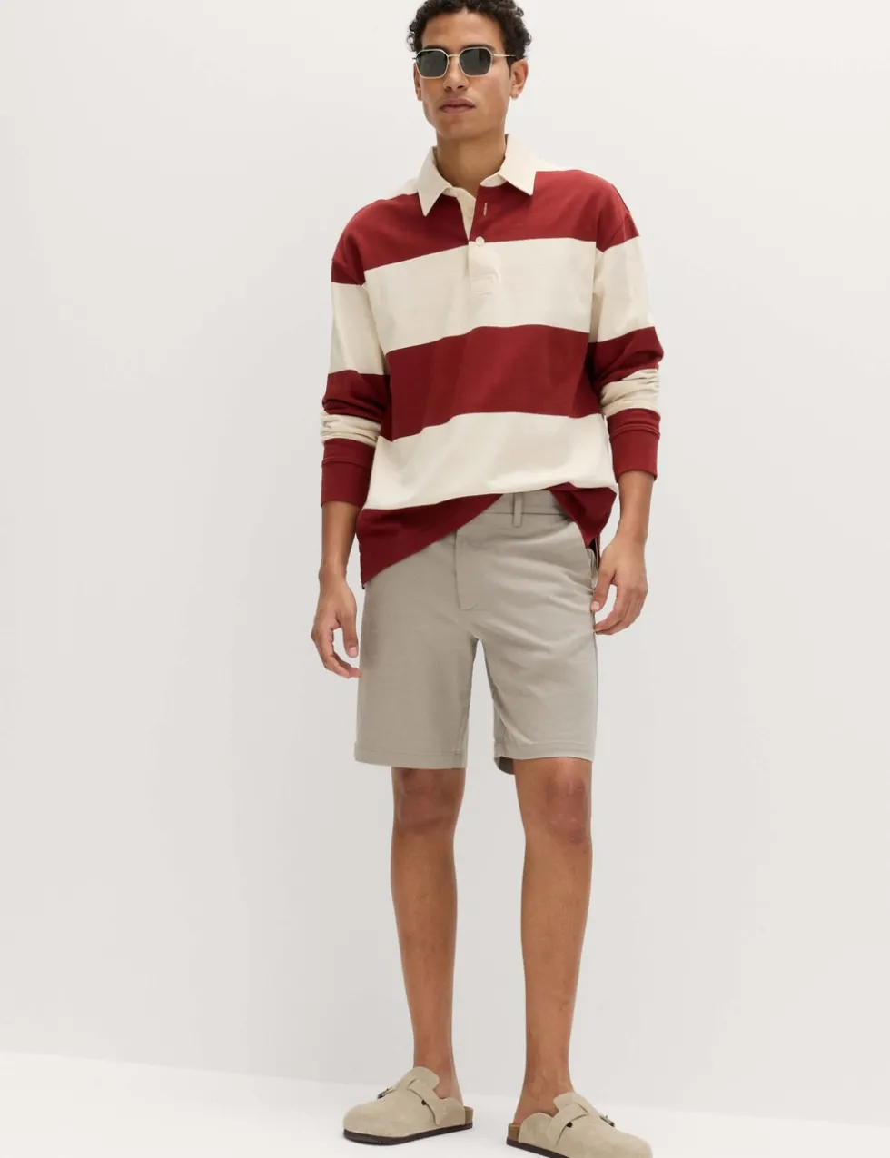 Slim Fit Stretch Chino Shorts
