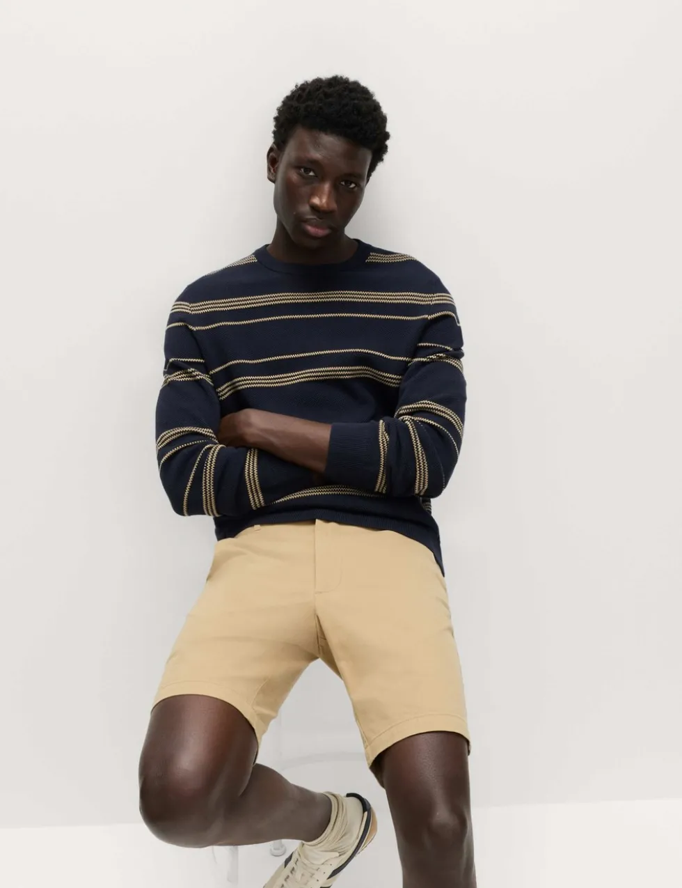 Slim Fit Stretch Chino Shorts