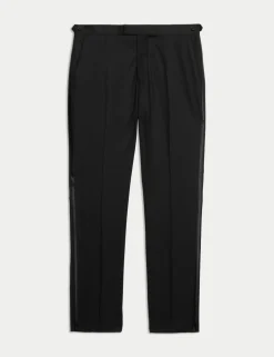 Slim Fit Stretch Tuxedo Trousers