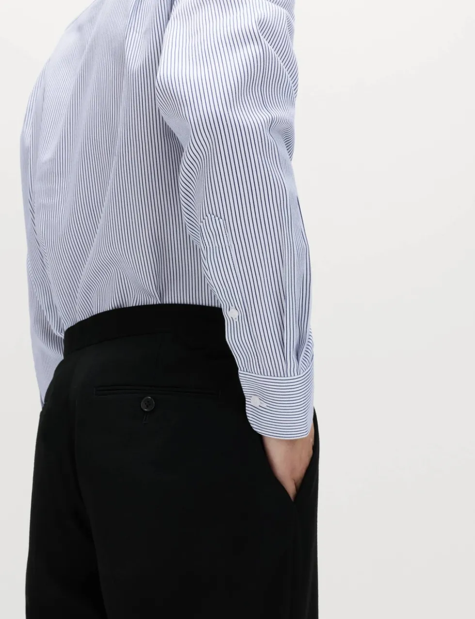 Slim Fit Ultimate Non Iron Cotton Striped Shirt