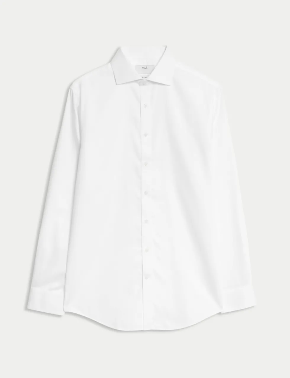 Slim Fit Ultimate Non Iron Pure Cotton Textured Shirt