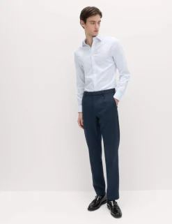 Slim Fit Ultimate Non Iron Cotton Striped Shirt