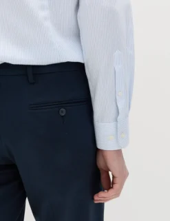 Slim Fit Ultimate Non Iron Cotton Striped Shirt