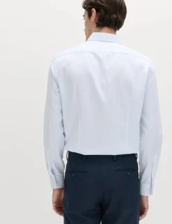 Slim Fit Ultimate Non Iron Cotton Striped Shirt