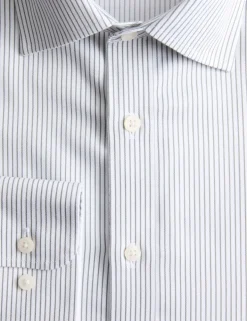 Slim Fit Ultimate Non Iron Cotton Striped Shirt