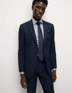 Slim Fit Ultimate Non Iron Pure Cotton Textured Shirt