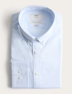 Slim Fit Ultimate Non Iron Check Shirt