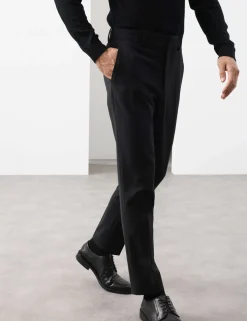 Slim Fit Wool Blend Performance Trousers