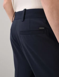Slim Fit Wool Blend Performance Trousers