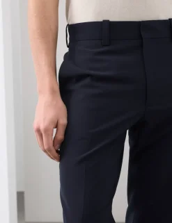 Slim Fit Wool Blend Performance Trousers