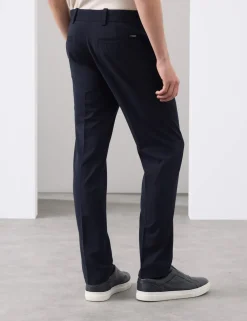 Slim Fit Wool Blend Performance Trousers