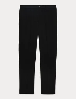 Slim Fit Wool Blend Suit Trousers