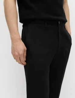 Slim Fit Wool Blend Suit Trousers