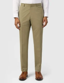 Slim Fit Wool Blend Suit Trousers