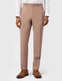 Slim Fit Wool Blend Suit Trousers