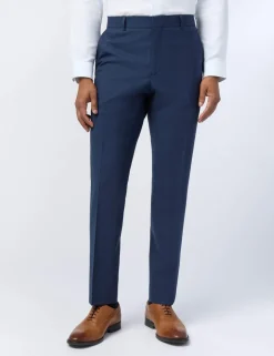 Slim Fit Wool Rich Check Suit Trousers