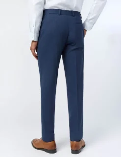 Slim Fit Wool Rich Check Suit Trousers