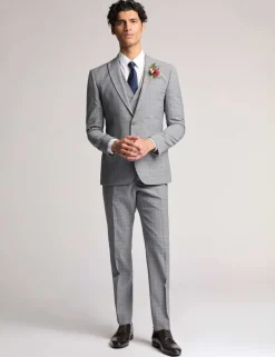 Slim Fit Wool Rich Check Suit Jacket