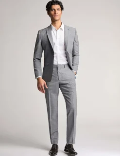 Slim Fit Wool Rich Check Suit Jacket
