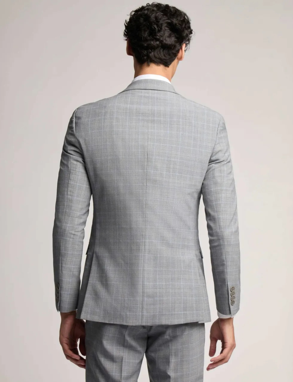 Slim Fit Wool Rich Check Suit Jacket