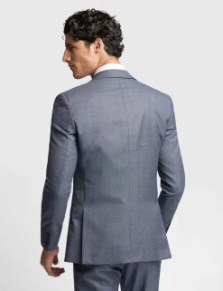 Slim Fit Wool Rich Puppytooth Suit Jacket