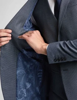 Slim Fit Wool Rich Puppytooth Suit Jacket