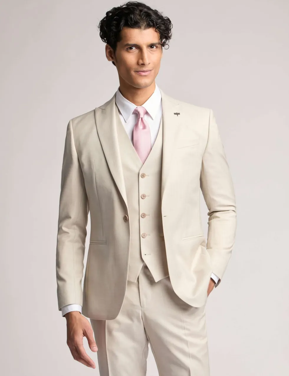 Slim Fit Wool Rich Single Breasted Jacket