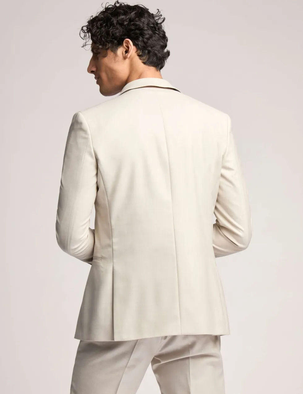 Slim Fit Wool Rich Single Breasted Jacket