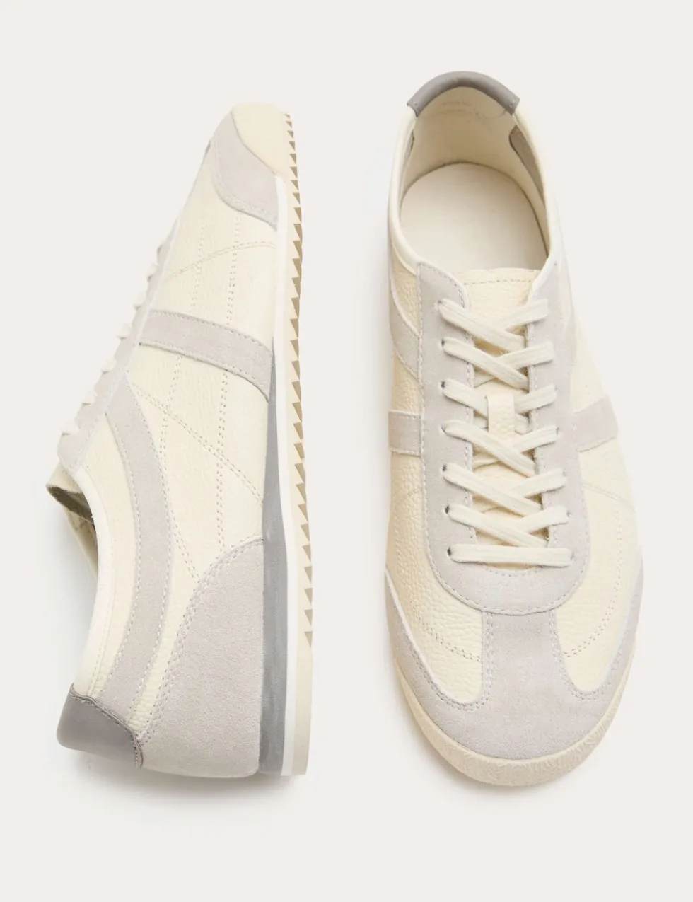 Slimline Leather Trainers