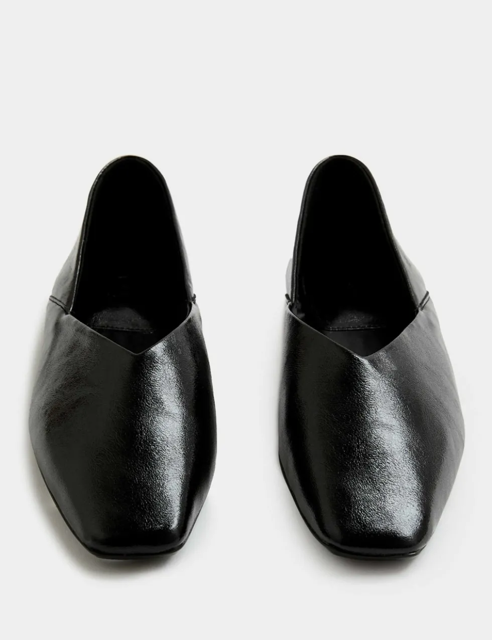 Slip On Flat Chisel Toe Ballet Pumps